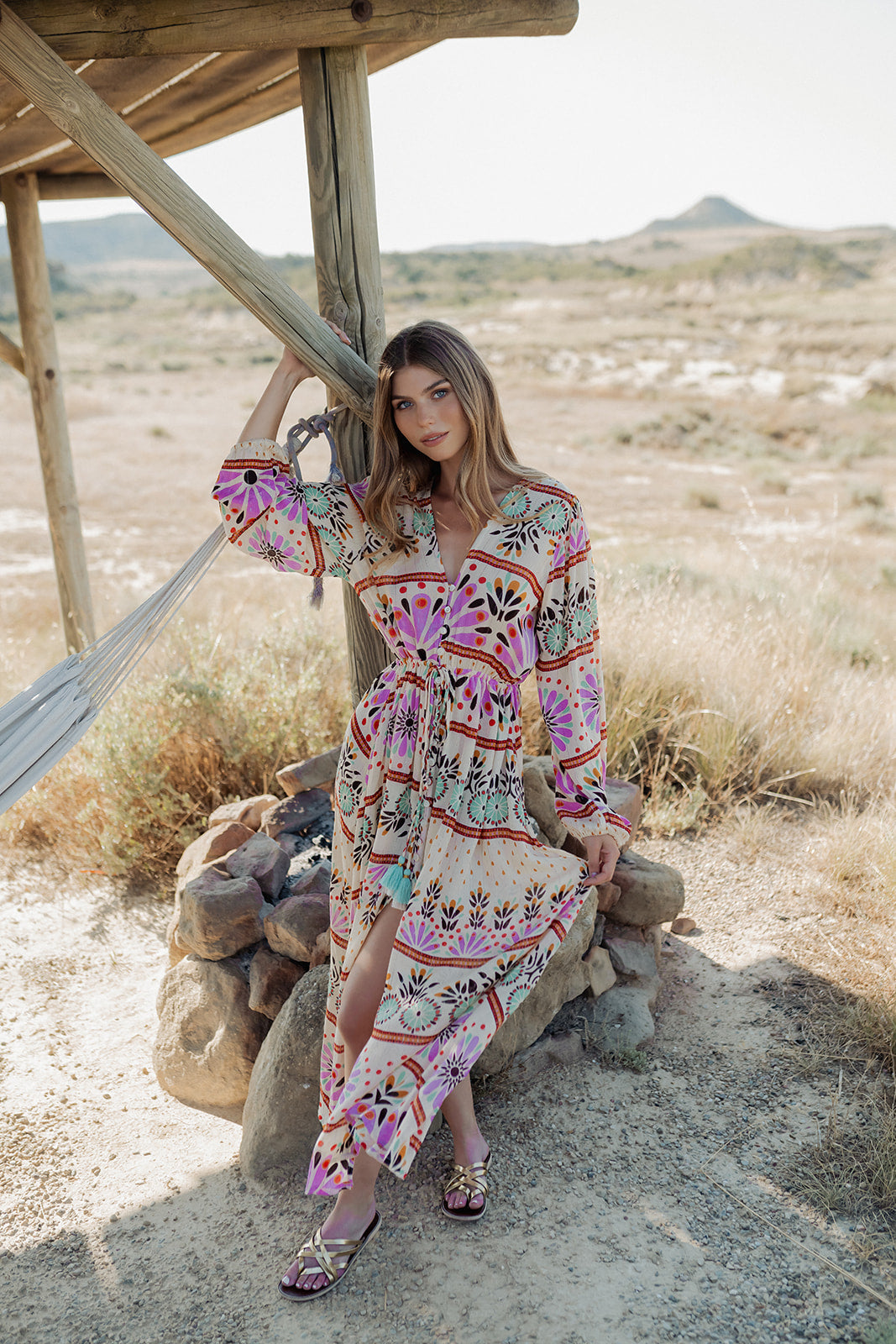 Grasse Aqua — Vestido Longo