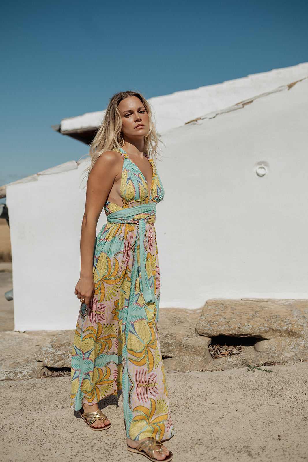Marrakech Aqua — Multifunctional Dress