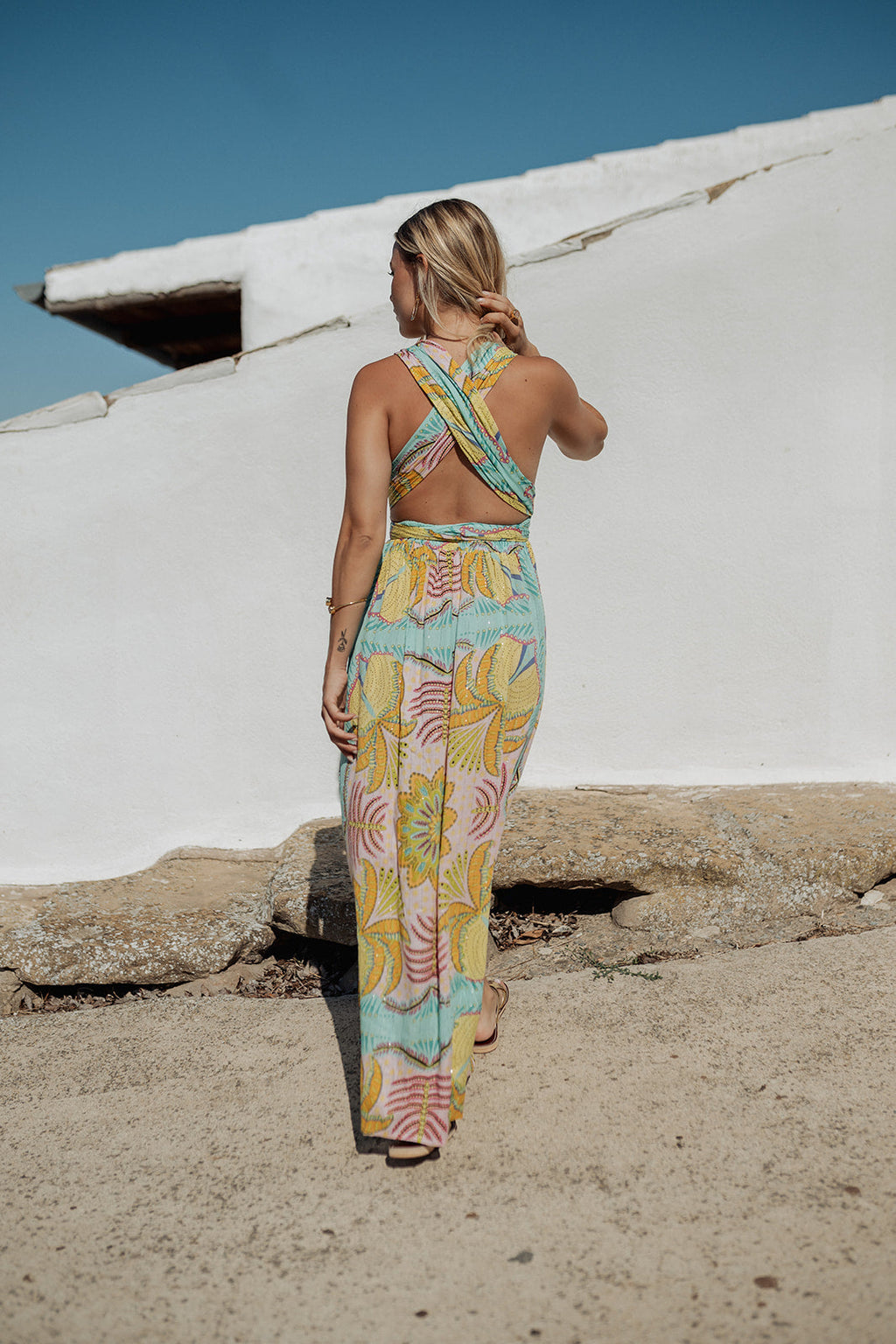 Marrakech Aqua — Multifunctional Dress
