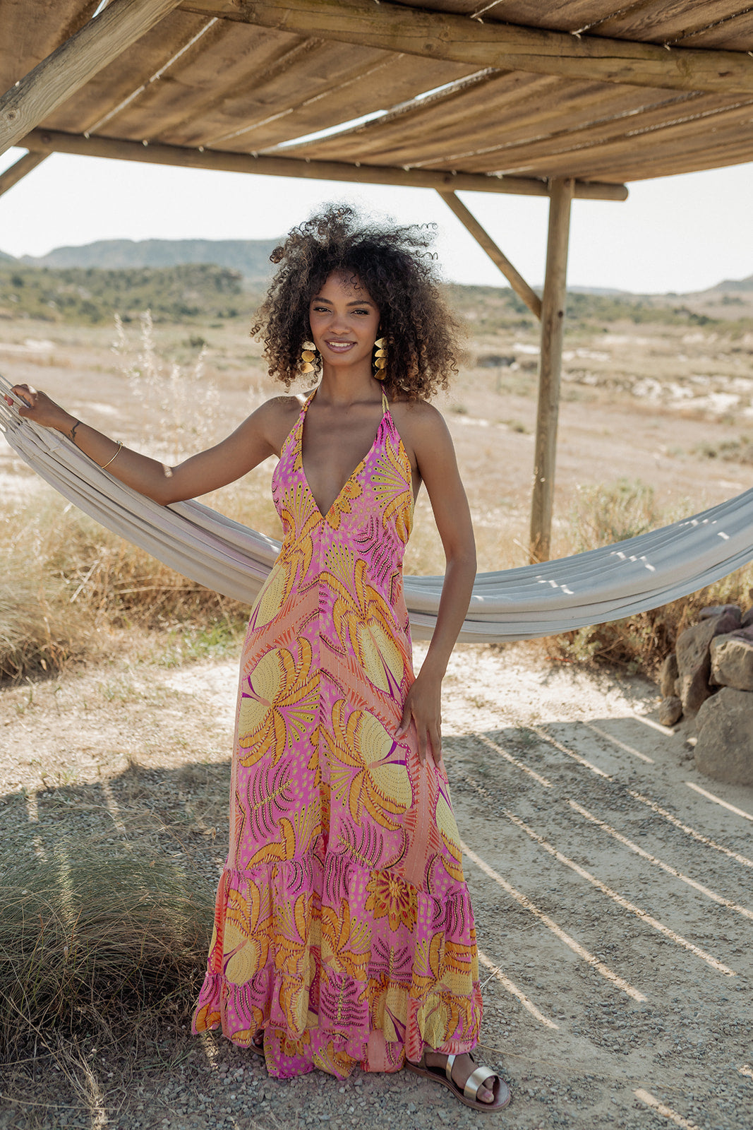 Marrakech Orange — Vestido Lucia
