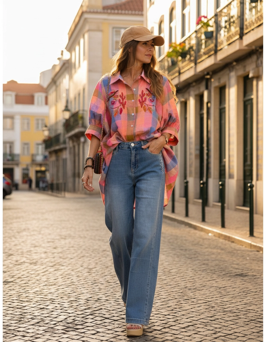 Camisa Xadrez — Veste Couture