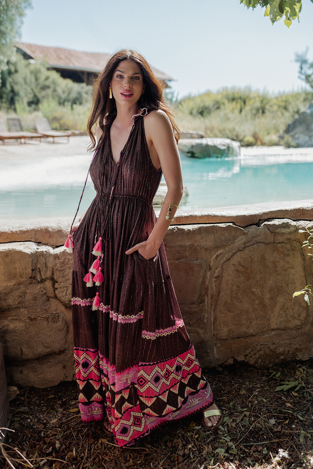 Sabana Brown — Vestido Longo